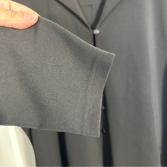 Nordstrom size 1X duster/jacket, button front, knee length, fall - Picture 6 of 11